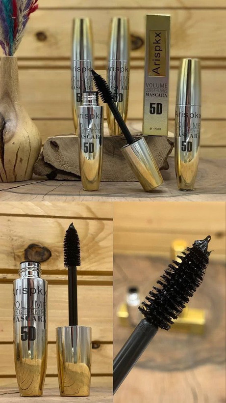 ریمل آریس پکس پنج بعدی فرچه مویی Arispks/ فرچه مویی بسیار عالی ضد ابرو بدون ریزش حجم دهنده و بلند کننده مژه کیفیت بینظیر بدون پس دادن در زیر. چشم