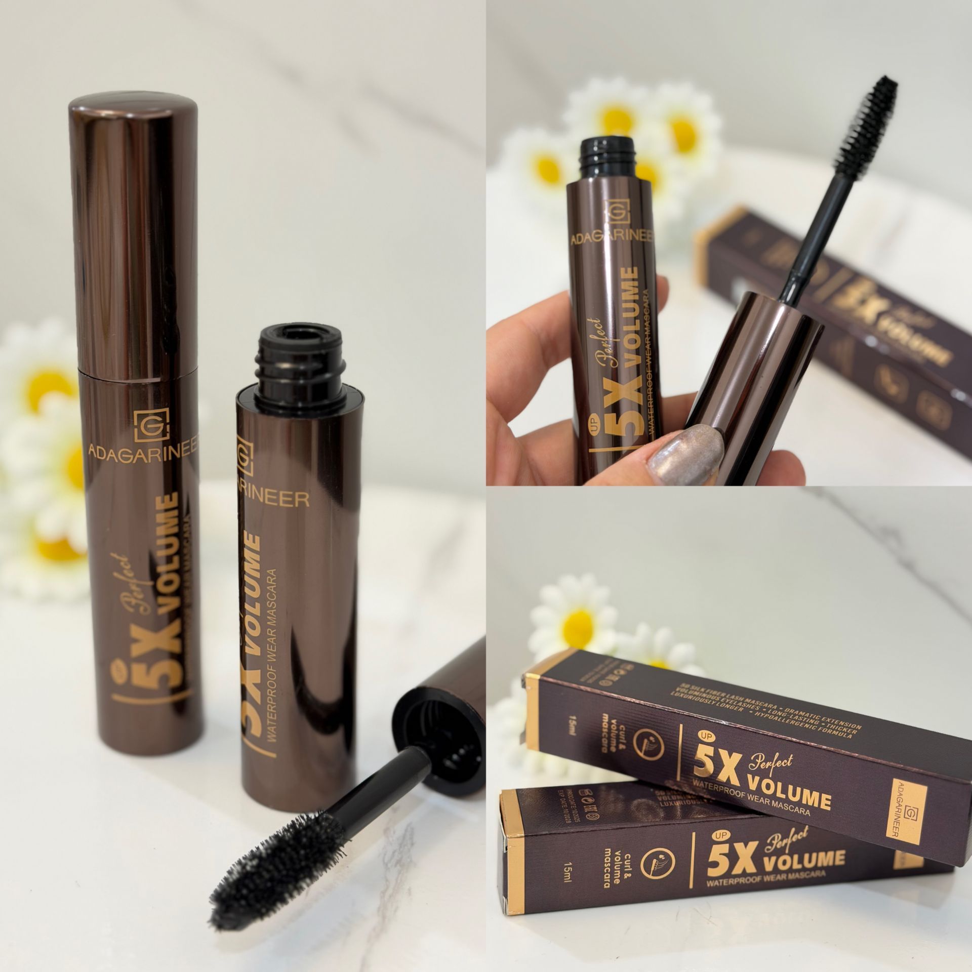 ریمل مویی فلزی گارنیر  حجم دهنده و ضدآب