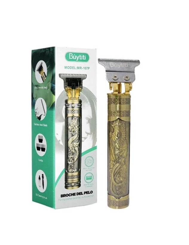 ماشین خط زن Buytiti همراه شانه ،سیم شارژ ، روغن ماشین خط زن وسیلهای کاربردی برای اصلاح دقیق، مرتب کردن و ایجاد خطوط تمیز در مو، ریش و سبیل است. این دستگاه برای خطگیری دور مو، مرتب کردن خط ریش، اصلاح پشت گردن و ایجاد فرم دقیق در آرایش مو و صورت طراحی شده است.
