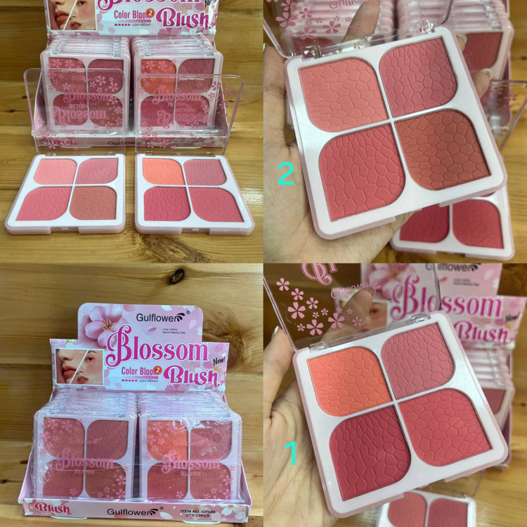 پالت رژگونه gulflower پکیجینگ خاص و دخترانه • پیگمنت و رنگدهی بالا • رنگبندی زیبا و کاربردی • بافت نرم و سبک • بدون ریزش و فینیش مات • بافت سبک ویکدست • جلوه طبیعی به پوست