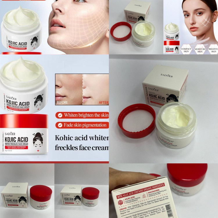 کرم ضدلک وکک مک کوجیک اسید سادور• حجم:30g • مناسب انواع پوست • بدون پارابن • دارای کوجیک اسید،ویتامینC، نیاسینامید و عصاره آلوئه ورا • روشن کننده و یکدست کردن پوست • مرطوب کننده قوی پوست • فرمالاسیون سبک و غیر چرب •( انقضا:2029/01/06 )