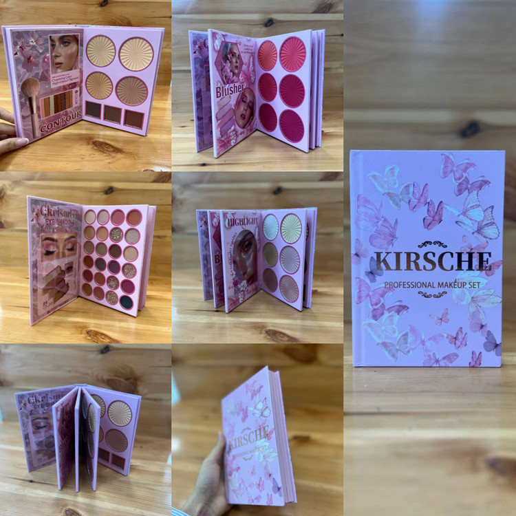 سایه کتابی4صفحه | krische • دارای 6رنگ رژگونه بارنگ های هارمونی • 24رنگ سایه شاین ومات با پیگمنت بالا • 6رنگ هایلایتر با شاین بالا • پنکک و کانتور • همراه با 3رنگ سایه سایه ابرو • کیفیت عالی • ( انقضا : 2030/08)