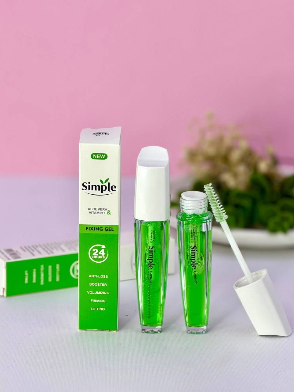 ژل ابرو سیمپل Simple | حالت‌دهنده و لیفت‌کننده ابرو | فیکس‌کننده تارهای ابرو با ماندگاری مناسب | ایجاد فرم مرتب، طبیعی و زیبا برای ابروها | مناسب استفاده روزانه و انواع آرایش